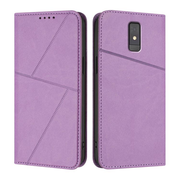 Strong Magnetic Frosted Flip Leather Phone Case, For ZTE Blade V41 Smart, For ZTE Blade A32, For ZTE Libero 5G III, For ZTE Blade A72 5G, For ZTE Libero 5G II, For ZTE Blade A72, For ZTE Blade A52