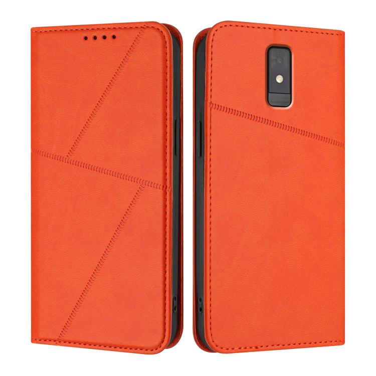 Strong Magnetic Frosted Flip Leather Phone Case, For ZTE Blade V41 Smart, For ZTE Blade A32, For ZTE Libero 5G III, For ZTE Blade A72 5G, For ZTE Libero 5G II, For ZTE Blade A72, For ZTE Blade A52