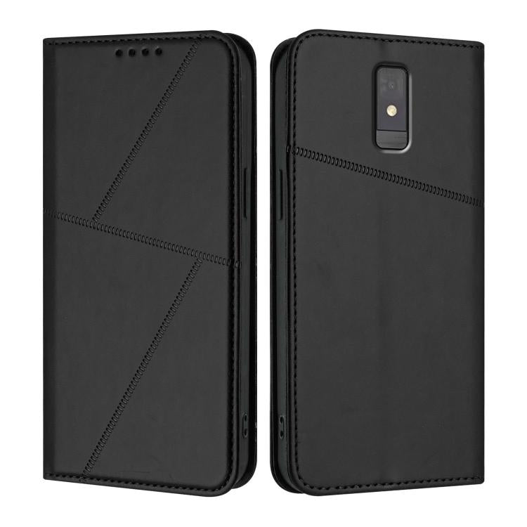 Strong Magnetic Frosted Flip Leather Phone Case, For ZTE Blade V41 Smart, For ZTE Blade A32, For ZTE Libero 5G III, For ZTE Blade A72 5G, For ZTE Libero 5G II, For ZTE Blade A72, For ZTE Blade A52