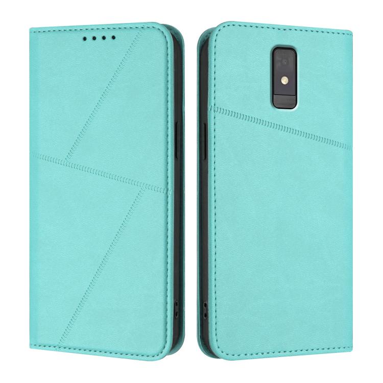 Strong Magnetic Frosted Flip Leather Phone Case, For ZTE Blade V41 Smart, For ZTE Blade A32, For ZTE Libero 5G III, For ZTE Blade A72 5G, For ZTE Libero 5G II, For ZTE Blade A72, For ZTE Blade A52