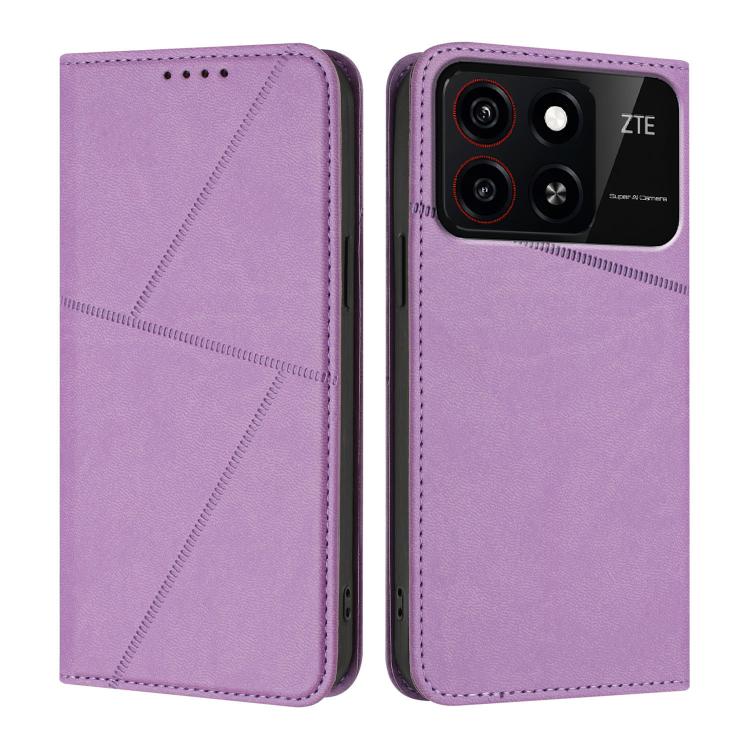 Strong Magnetic Frosted Flip Leather Phone Case, For ZTE Blade V70, For ZTE Blade A75 5G, For ZTE Blade A75 4G / nubia Focus, For ZTE Blade V60 Vita / Axon 60 Lite, For ZTE nubia Z60S Pro, For ZTE Blade A35 / Blade A55, For ZTE Axon 60                 ...