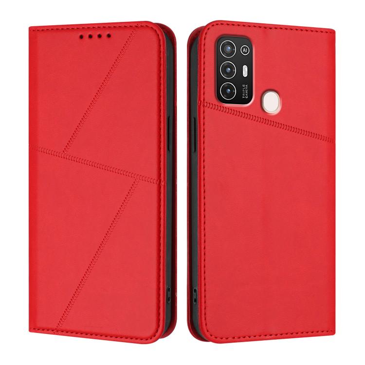 Strong Magnetic Frosted Flip Leather Phone Case, For ZTE Blade V41 Smart, For ZTE Blade A32, For ZTE Libero 5G III, For ZTE Blade A72 5G, For ZTE Libero 5G II, For ZTE Blade A72, For ZTE Blade A52