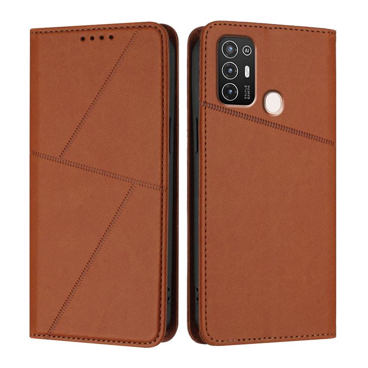 Strong Magnetic Frosted Flip Leather Phone Case, For ZTE Blade V41 Smart, For ZTE Blade A32, For ZTE Libero 5G III, For ZTE Blade A72 5G, For ZTE Libero 5G II, For ZTE Blade A72, For ZTE Blade A52
