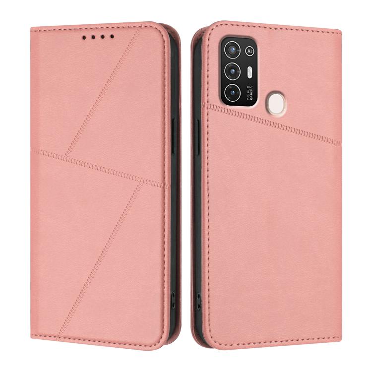 Strong Magnetic Frosted Flip Leather Phone Case, For ZTE Blade V41 Smart, For ZTE Blade A32, For ZTE Libero 5G III, For ZTE Blade A72 5G, For ZTE Libero 5G II, For ZTE Blade A72, For ZTE Blade A52