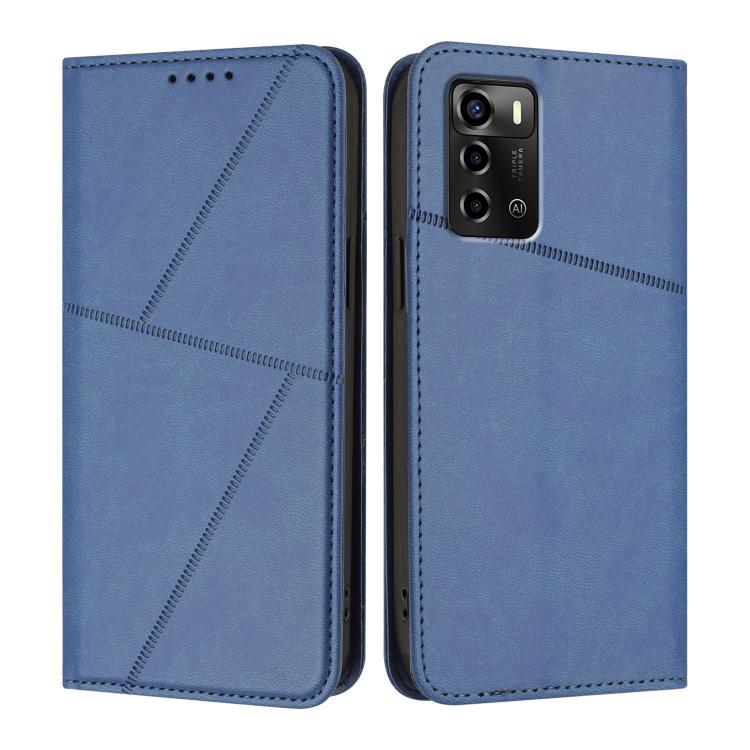 Strong Magnetic Frosted Flip Leather Phone Case, For ZTE Blade V41 Smart, For ZTE Blade A32, For ZTE Libero 5G III, For ZTE Blade A72 5G, For ZTE Libero 5G II, For ZTE Blade A72, For ZTE Blade A52