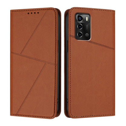 Strong Magnetic Frosted Flip Leather Phone Case, For ZTE Blade V41 Smart, For ZTE Blade A32, For ZTE Libero 5G III, For ZTE Blade A72 5G, For ZTE Libero 5G II, For ZTE Blade A72, For ZTE Blade A52