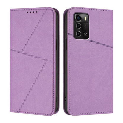 Strong Magnetic Frosted Flip Leather Phone Case, For ZTE Blade V41 Smart, For ZTE Blade A32, For ZTE Libero 5G III, For ZTE Blade A72 5G, For ZTE Libero 5G II, For ZTE Blade A72, For ZTE Blade A52