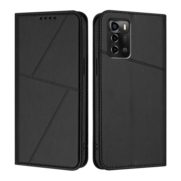 Strong Magnetic Frosted Flip Leather Phone Case, For ZTE Blade V41 Smart, For ZTE Blade A32, For ZTE Libero 5G III, For ZTE Blade A72 5G, For ZTE Libero 5G II, For ZTE Blade A72, For ZTE Blade A52