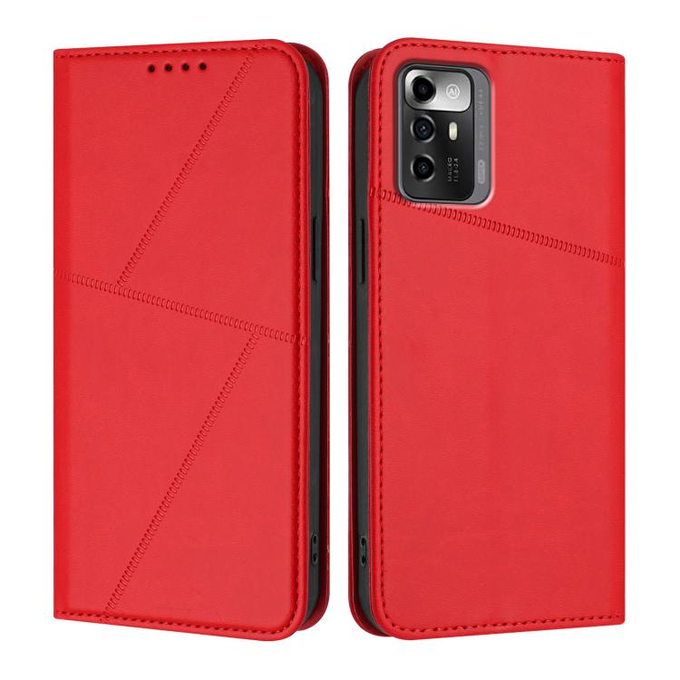 Strong Magnetic Frosted Flip Leather Phone Case, For ZTE Blade V41 Smart, For ZTE Blade A32, For ZTE Libero 5G III, For ZTE Blade A72 5G, For ZTE Libero 5G II, For ZTE Blade A72, For ZTE Blade A52