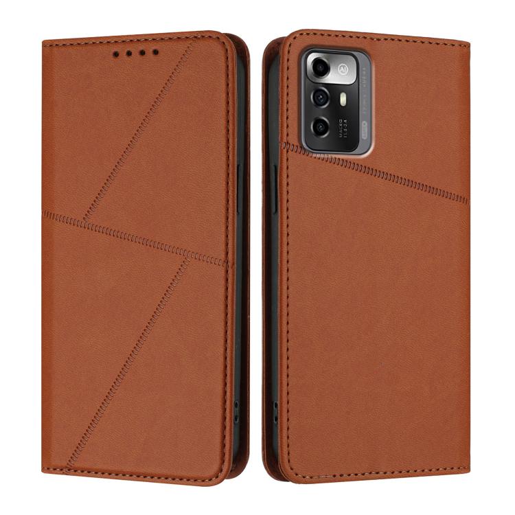 Strong Magnetic Frosted Flip Leather Phone Case, For ZTE Blade V41 Smart, For ZTE Blade A32, For ZTE Libero 5G III, For ZTE Blade A72 5G, For ZTE Libero 5G II, For ZTE Blade A72, For ZTE Blade A52