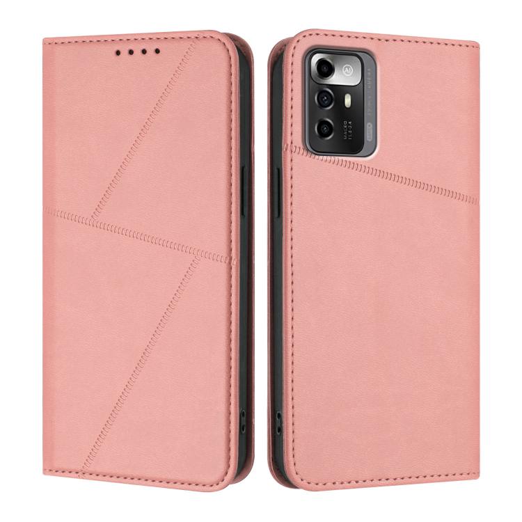 Strong Magnetic Frosted Flip Leather Phone Case, For ZTE Blade V41 Smart, For ZTE Blade A32, For ZTE Libero 5G III, For ZTE Blade A72 5G, For ZTE Libero 5G II, For ZTE Blade A72, For ZTE Blade A52