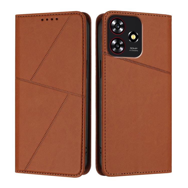 Strong Magnetic Frosted Flip Leather Phone Case, For ZTE Blade V70, For ZTE Blade A75 5G, For ZTE Blade A75 4G / nubia Focus, For ZTE Blade V60 Vita / Axon 60 Lite, For ZTE nubia Z60S Pro, For ZTE Blade A35 / Blade A55, For ZTE Axon 60                 ...