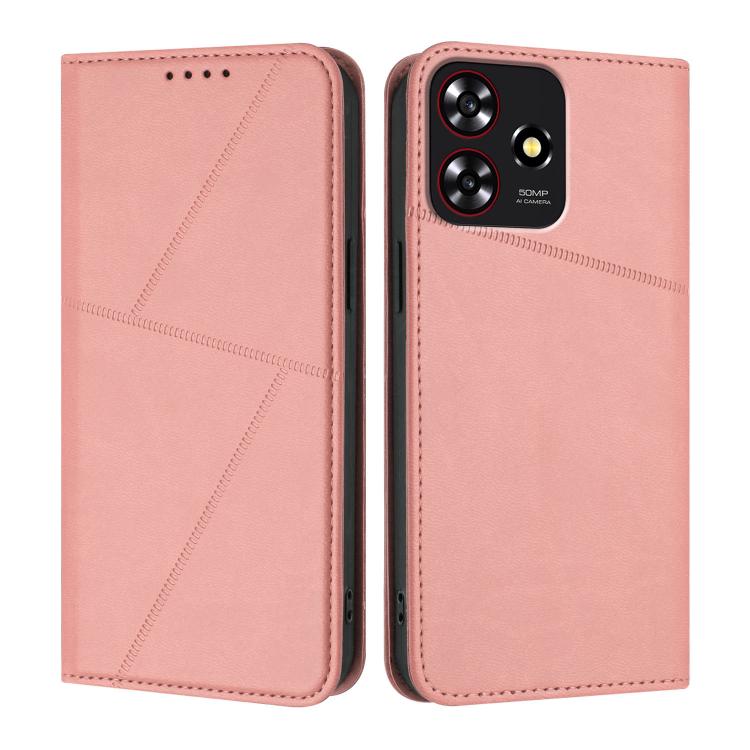 Strong Magnetic Frosted Flip Leather Phone Case, For ZTE Blade V70, For ZTE Blade A75 5G, For ZTE Blade A75 4G / nubia Focus, For ZTE Blade V60 Vita / Axon 60 Lite, For ZTE nubia Z60S Pro, For ZTE Blade A35 / Blade A55, For ZTE Axon 60                 ...
