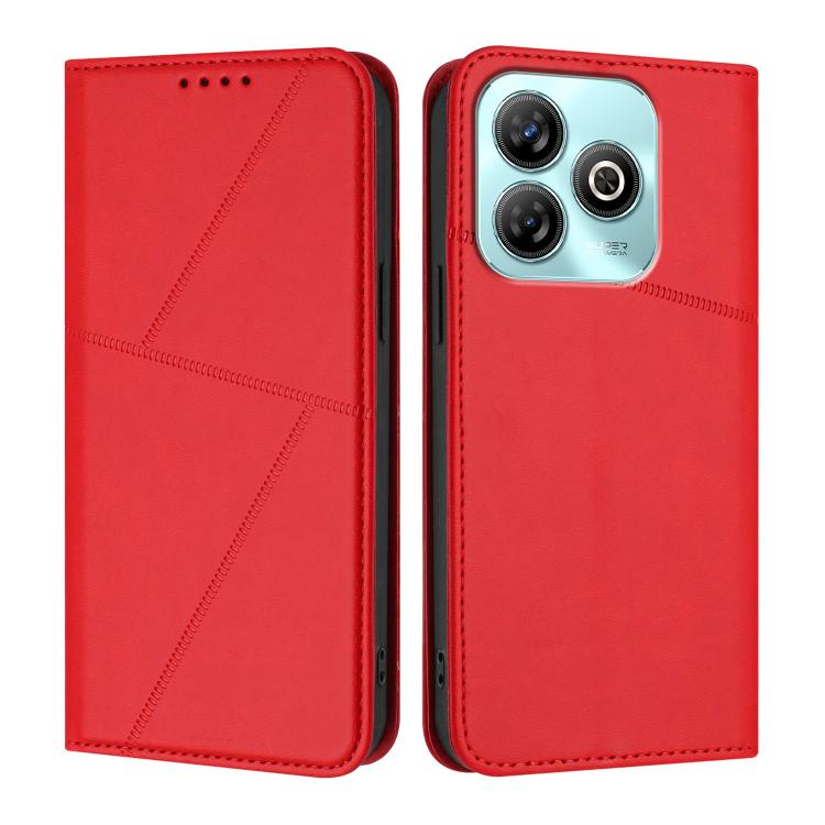 Strong Magnetic Frosted Flip Leather Phone Case, For ZTE Blade V70, For ZTE Blade A75 5G, For ZTE Blade A75 4G / nubia Focus, For ZTE Blade V60 Vita / Axon 60 Lite, For ZTE nubia Z60S Pro, For ZTE Blade A35 / Blade A55, For ZTE Axon 60                 ...