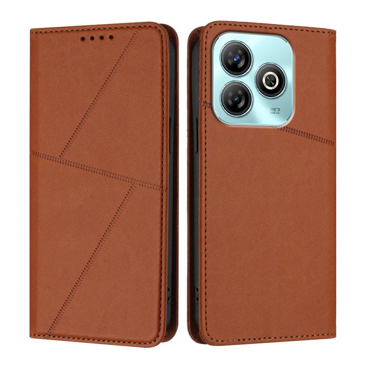 Strong Magnetic Frosted Flip Leather Phone Case, For ZTE Blade V70, For ZTE Blade A75 5G, For ZTE Blade A75 4G / nubia Focus, For ZTE Blade V60 Vita / Axon 60 Lite, For ZTE nubia Z60S Pro, For ZTE Blade A35 / Blade A55, For ZTE Axon 60                 ...