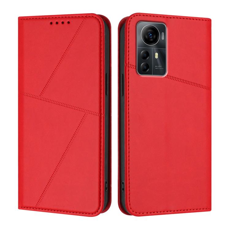 Strong Magnetic Frosted Flip Leather Phone Case, For ZTE Blade V41 Smart, For ZTE Blade A32, For ZTE Libero 5G III, For ZTE Blade A72 5G, For ZTE Libero 5G II, For ZTE Blade A72, For ZTE Blade A52