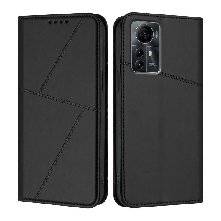 Strong Magnetic Frosted Flip Leather Phone Case, For ZTE Blade V41 Smart, For ZTE Blade A32, For ZTE Libero 5G III, For ZTE Blade A72 5G, For ZTE Libero 5G II, For ZTE Blade A72, For ZTE Blade A52