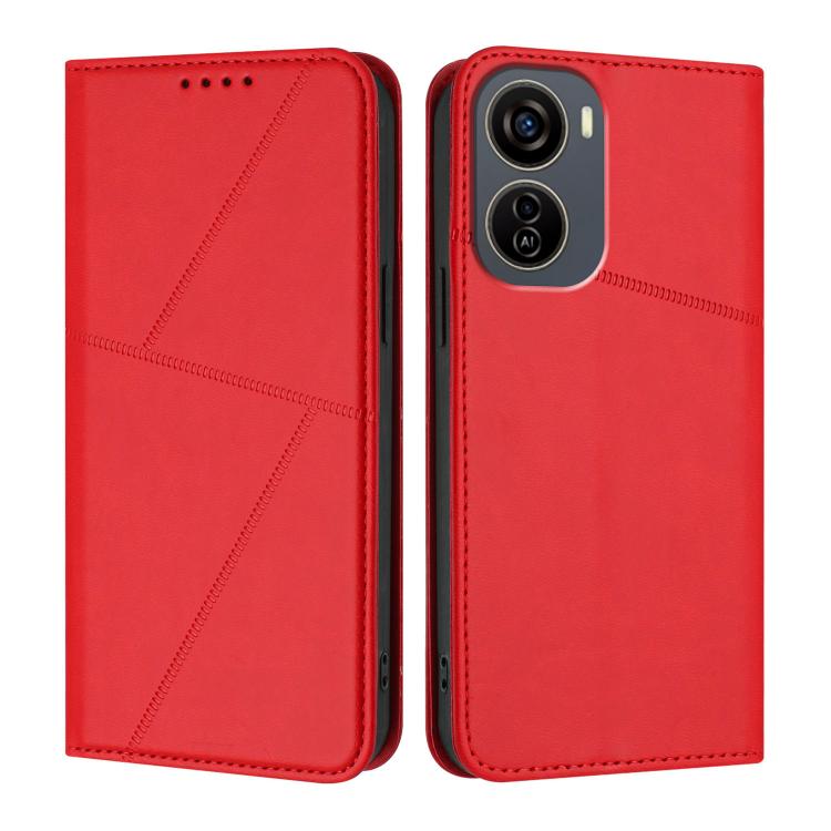 Strong Magnetic Frosted Flip Leather Phone Case, For ZTE Blade V70, For ZTE Blade A75 5G, For ZTE Blade A75 4G / nubia Focus, For ZTE Blade V60 Vita / Axon 60 Lite, For ZTE nubia Z60S Pro, For ZTE Blade A35 / Blade A55, For ZTE Axon 60                 ...