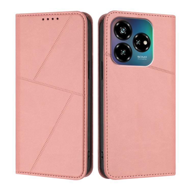 Strong Magnetic Frosted Flip Leather Phone Case, For ZTE Blade V70, For ZTE Blade A75 5G, For ZTE Blade A75 4G / nubia Focus, For ZTE Blade V60 Vita / Axon 60 Lite, For ZTE nubia Z60S Pro, For ZTE Blade A35 / Blade A55, For ZTE Axon 60                 ...