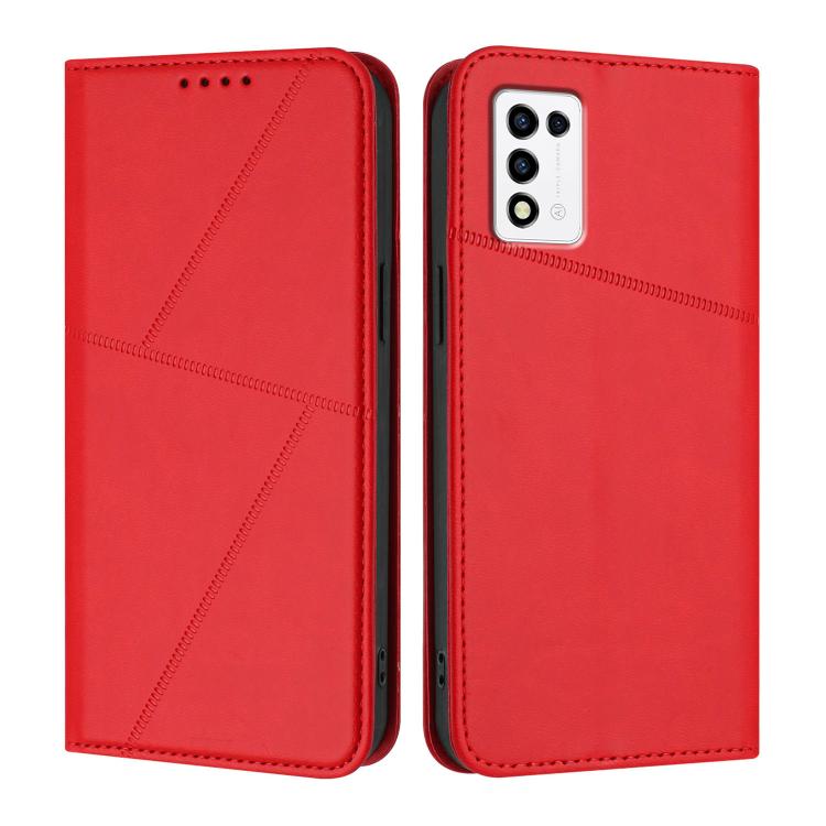 Strong Magnetic Frosted Flip Leather Phone Case, For ZTE Blade V41 Smart, For ZTE Blade A32, For ZTE Libero 5G III, For ZTE Blade A72 5G, For ZTE Libero 5G II, For ZTE Blade A72, For ZTE Blade A52