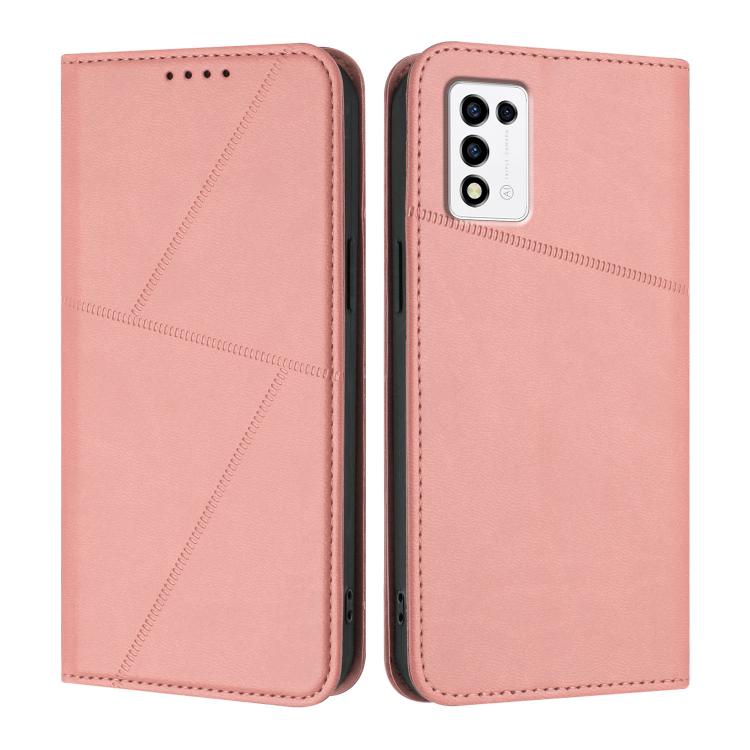 Strong Magnetic Frosted Flip Leather Phone Case, For ZTE Blade V41 Smart, For ZTE Blade A32, For ZTE Libero 5G III, For ZTE Blade A72 5G, For ZTE Libero 5G II, For ZTE Blade A72, For ZTE Blade A52