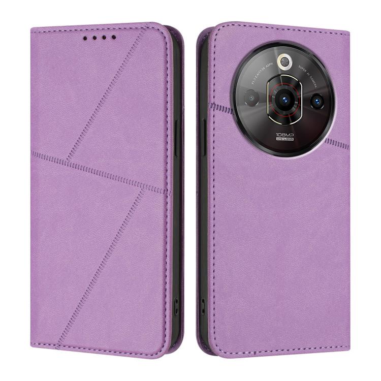 Strong Magnetic Frosted Flip Leather Phone Case, For ZTE Blade V70, For ZTE Blade A75 5G, For ZTE Blade A75 4G / nubia Focus, For ZTE Blade V60 Vita / Axon 60 Lite, For ZTE nubia Z60S Pro, For ZTE Blade A35 / Blade A55, For ZTE Axon 60                 ...