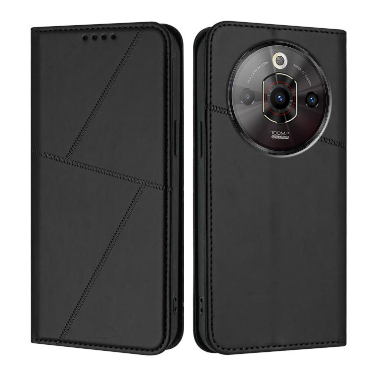 Strong Magnetic Frosted Flip Leather Phone Case, For ZTE Blade V70, For ZTE Blade A75 5G, For ZTE Blade A75 4G / nubia Focus, For ZTE Blade V60 Vita / Axon 60 Lite, For ZTE nubia Z60S Pro, For ZTE Blade A35 / Blade A55, For ZTE Axon 60                 ...