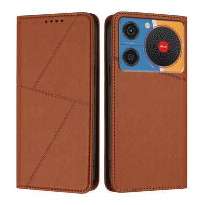 Strong Magnetic Frosted Flip Leather Phone Case, For ZTE Blade V70, For ZTE Blade A75 5G, For ZTE Blade A75 4G / nubia Focus, For ZTE Blade V60 Vita / Axon 60 Lite, For ZTE nubia Z60S Pro, For ZTE Blade A35 / Blade A55, For ZTE Axon 60                 ...