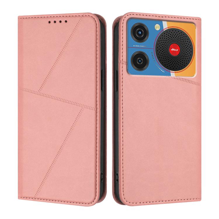 Strong Magnetic Frosted Flip Leather Phone Case, For ZTE Blade V70, For ZTE Blade A75 5G, For ZTE Blade A75 4G / nubia Focus, For ZTE Blade V60 Vita / Axon 60 Lite, For ZTE nubia Z60S Pro, For ZTE Blade A35 / Blade A55, For ZTE Axon 60                 ...