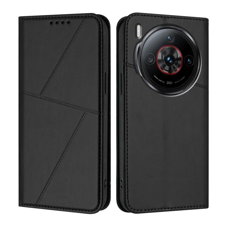 Strong Magnetic Frosted Flip Leather Phone Case, For ZTE Blade V70, For ZTE Blade A75 5G, For ZTE Blade A75 4G / nubia Focus, For ZTE Blade V60 Vita / Axon 60 Lite, For ZTE nubia Z60S Pro, For ZTE Blade A35 / Blade A55, For ZTE Axon 60                 ...