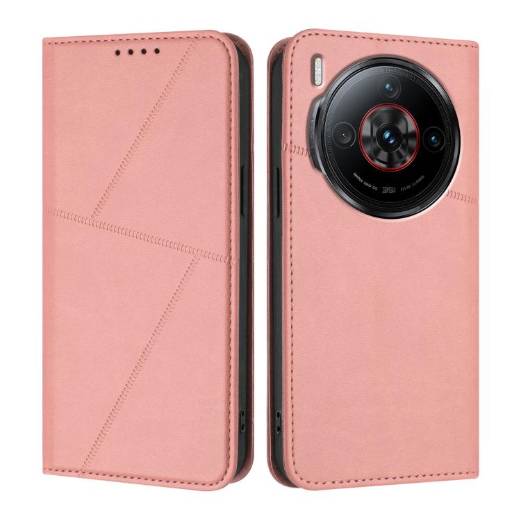 Strong Magnetic Frosted Flip Leather Phone Case, For ZTE Blade V70, For ZTE Blade A75 5G, For ZTE Blade A75 4G / nubia Focus, For ZTE Blade V60 Vita / Axon 60 Lite, For ZTE nubia Z60S Pro, For ZTE Blade A35 / Blade A55, For ZTE Axon 60                 ...