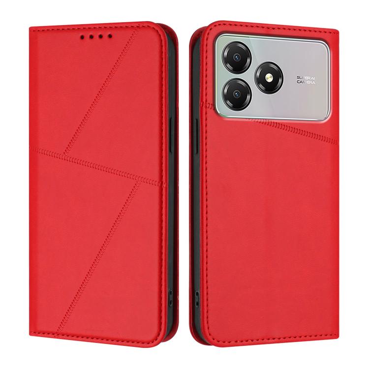Strong Magnetic Frosted Flip Leather Phone Case, For ZTE nubia Air Pro 5G, For ZTE nubia Neo 5 Pro 5G, For ZTE nubia Neo 5 5G, For ZTE nubia Neo 5 GT 5G, For ZTE Blade V80 Vita, For ZTE nubia V80 Max, For ZTE Blade A56 Pro, For ZTE Blade A76 5G        ...