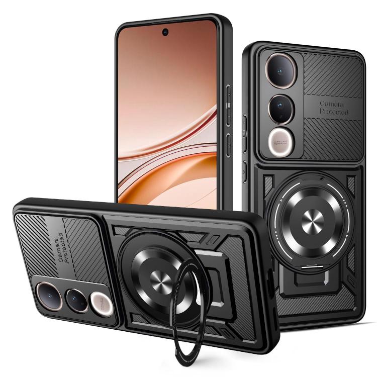 Armor Rotating Holder MagSafe Phone Case, For vivo V60 Lite 5G, For vivo Y300i / Y39 5G, For vivo V50 Lite 5G, For vivo Y29 4G / T4X 5G, For vivo Y29s 5G / Y04 4G