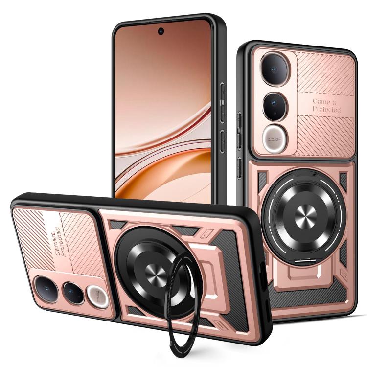 Armor Rotating Holder MagSafe Phone Case, For vivo V60 Lite 5G, For vivo Y300i / Y39 5G, For vivo V50 Lite 5G, For vivo Y29 4G / T4X 5G, For vivo Y29s 5G / Y04 4G