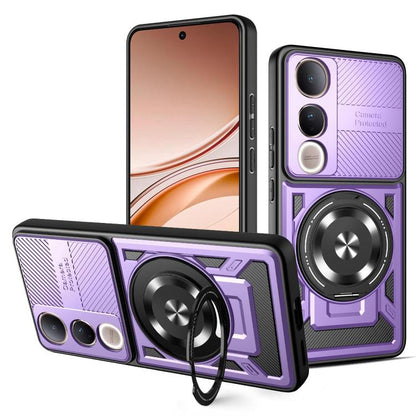 Armor Rotating Holder MagSafe Phone Case, For vivo V60 Lite 5G, For vivo Y300i / Y39 5G, For vivo V50 Lite 5G, For vivo Y29 4G / T4X 5G, For vivo Y29s 5G / Y04 4G