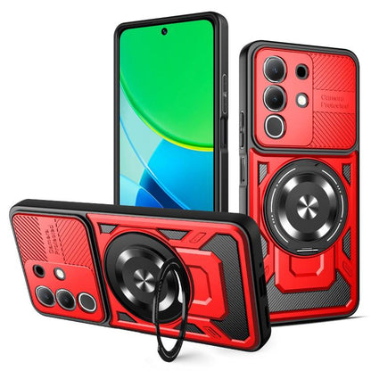 Armor Rotating Holder MagSafe Phone Case, For vivo V60 Lite 5G, For vivo Y300i / Y39 5G, For vivo V50 Lite 5G, For vivo Y29 4G / T4X 5G, For vivo Y29s 5G / Y04 4G