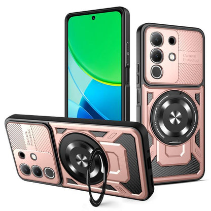 Armor Rotating Holder MagSafe Phone Case, For vivo V60 Lite 5G, For vivo Y300i / Y39 5G, For vivo V50 Lite 5G, For vivo Y29 4G / T4X 5G, For vivo Y29s 5G / Y04 4G