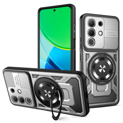 Armor Rotating Holder MagSafe Phone Case, For vivo V60 Lite 5G, For vivo Y300i / Y39 5G, For vivo V50 Lite 5G, For vivo Y29 4G / T4X 5G, For vivo Y29s 5G / Y04 4G