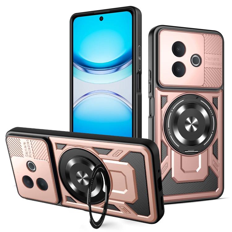 Armor Rotating Holder MagSafe Phone Case, For vivo V60 Lite 5G, For vivo Y300i / Y39 5G, For vivo V50 Lite 5G, For vivo Y29 4G / T4X 5G, For vivo Y29s 5G / Y04 4G