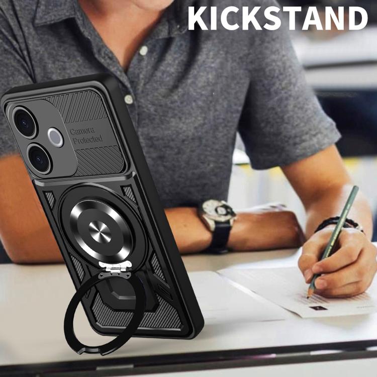 Armor Rotating Holder MagSafe Phone Case, For vivo V60 Lite 5G, For vivo Y300i / Y39 5G, For vivo V50 Lite 5G, For vivo Y29 4G / T4X 5G, For vivo Y29s 5G / Y04 4G