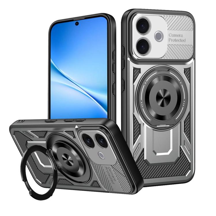 Armor Rotating Holder MagSafe Phone Case, For vivo V60 Lite 5G, For vivo Y300i / Y39 5G, For vivo V50 Lite 5G, For vivo Y29 4G / T4X 5G, For vivo Y29s 5G / Y04 4G