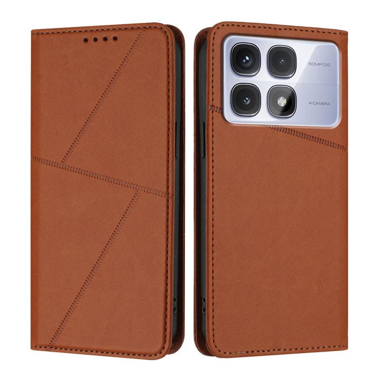 Strong Magnetic Frosted Flip Leather Phone Case, For Redmi Note 14 Pro 4G, For Redmi Note 14 4G 163.25mm, For Redmi 14C 4G / 14R 5G / A4 5G, For Redmi A3 Pro, For Redmi Note 14 5G, For Redmi Note 14 Pro+, For Redmi K70 Ultra, For Redmi 13 4G / 5G      ...