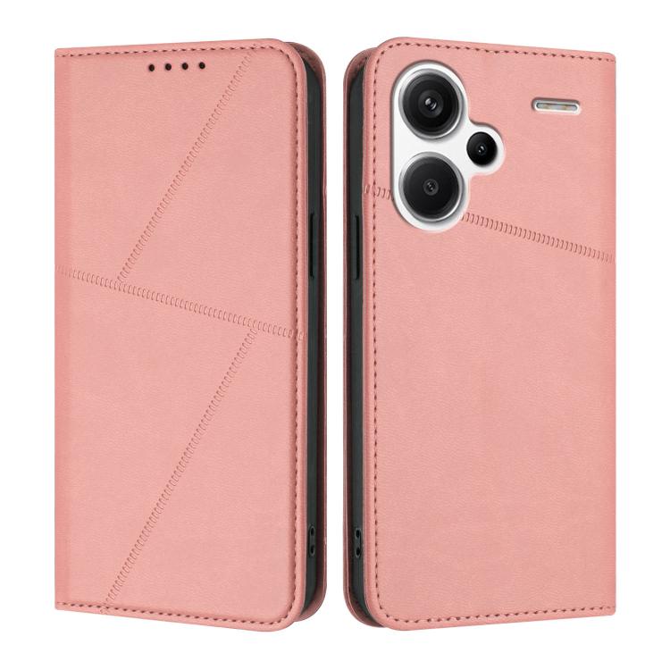 Strong Magnetic Frosted Flip Leather Phone Case, For Redmi 13C 4G / 5G, For Redmi Note 13 5G, For Redmi Note 13 Pro+, For Redmi Note 13 Pro 5G, For Redmi K70 / K70 Pro, For Redmi 12 4G / 5G, For Redmi Note 12 Turbo / Poco F5, For Redmi Note 12S        ...