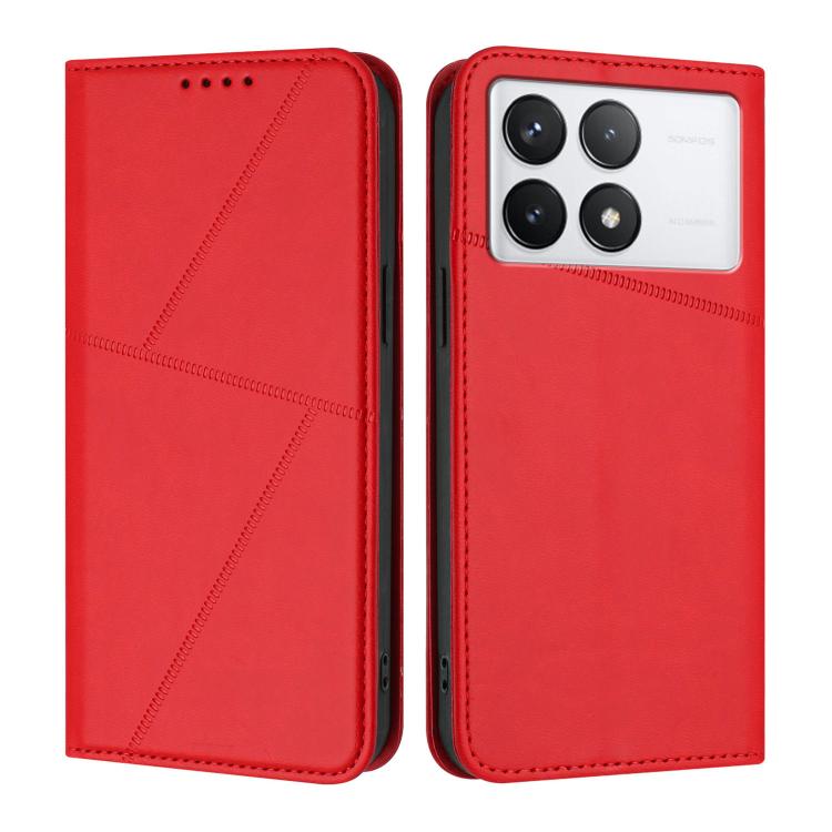 Strong Magnetic Frosted Flip Leather Phone Case, For Redmi 13C 4G / 5G, For Redmi Note 13 5G, For Redmi Note 13 Pro+, For Redmi Note 13 Pro 5G, For Redmi K70 / K70 Pro, For Redmi 12 4G / 5G, For Redmi Note 12 Turbo / Poco F5, For Redmi Note 12S        ...