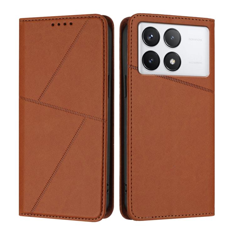 Strong Magnetic Frosted Flip Leather Phone Case, For Redmi 13C 4G / 5G, For Redmi Note 13 5G, For Redmi Note 13 Pro+, For Redmi Note 13 Pro 5G, For Redmi K70 / K70 Pro, For Redmi 12 4G / 5G, For Redmi Note 12 Turbo / Poco F5, For Redmi Note 12S        ...