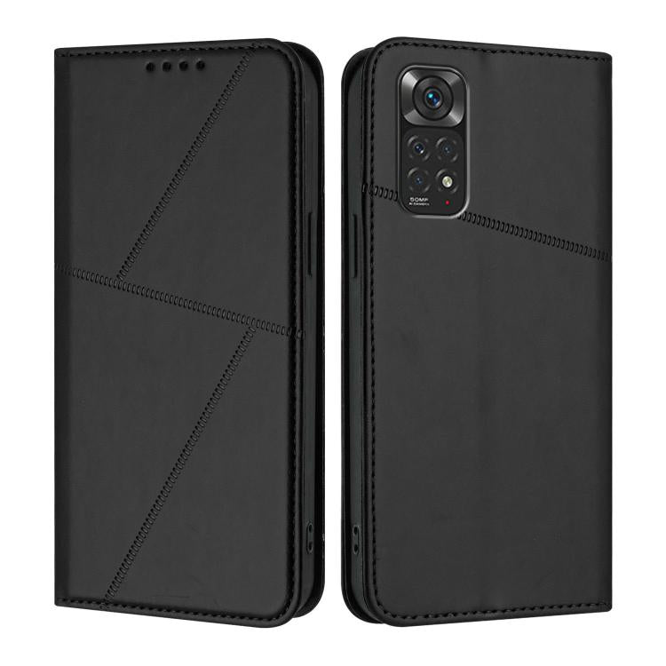 Strong Magnetic Frosted Flip Leather Phone Case, For Redmi Note 12 Pro 5G Global, For Redmi Note 12 5G Global / Poco X5, For Redmi 10A, For Redmi 10C, For Redmi Note 11 / 11S 4G Global, For Redmi Note 11 Pro 4G Global, For Redmi 10