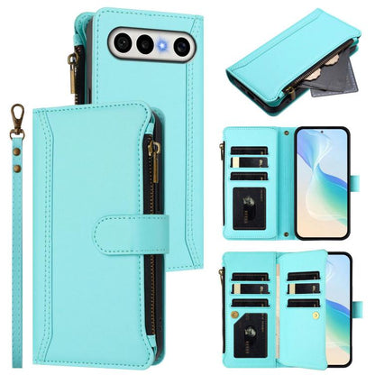 Magnetic Closure 9 Card Slots Zipper Leather Case with Hand Strap, For vivo X300 FE 5G Zeiss/S50 Pro Mini 5G, For vivo X300s, For vivo Y21 5G 2026 Global / Y05 4G, For vivo V70 FE 5G, For vivo X300 Ultra, For vivo X300 Pro, For vivo X300               ...