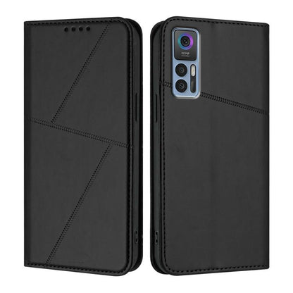Strong Magnetic Frosted Flip Leather Phone Case, For TCL 40 R 5G, For TCL 30 XL, For TCL 305 / 306 / 30E / 30 SE, For TCL Stylus 5G, For TCL 30T, For TCL 30 5G / TCL 30+, For TCL 30 XE 5G