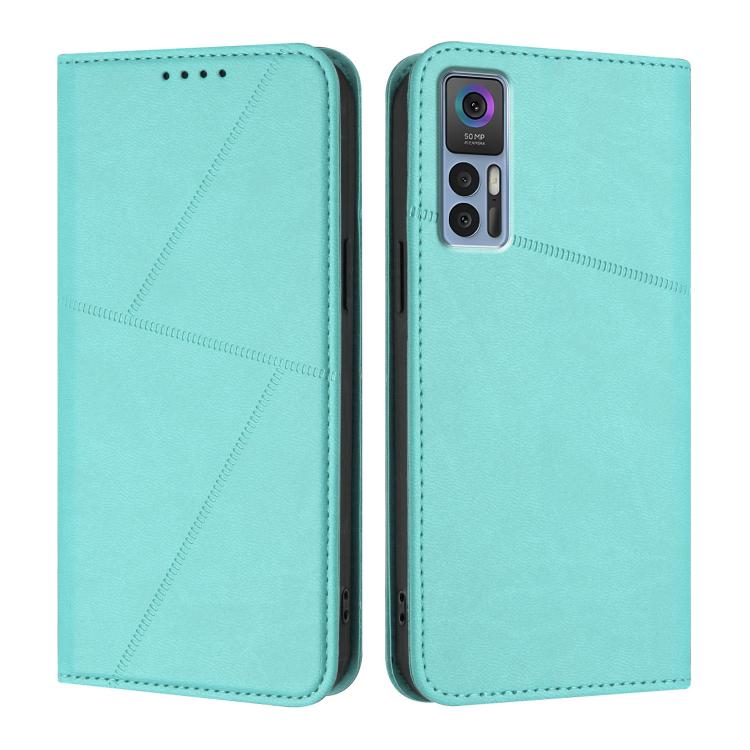 Strong Magnetic Frosted Flip Leather Phone Case, For TCL 40 R 5G, For TCL 30 XL, For TCL 305 / 306 / 30E / 30 SE, For TCL Stylus 5G, For TCL 30T, For TCL 30 5G / TCL 30+, For TCL 30 XE 5G