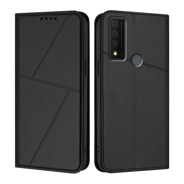 Strong Magnetic Frosted Flip Leather Phone Case, For TCL 40 R 5G, For TCL 30 XL, For TCL 305 / 306 / 30E / 30 SE, For TCL Stylus 5G, For TCL 30T, For TCL 30 5G / TCL 30+, For TCL 30 XE 5G